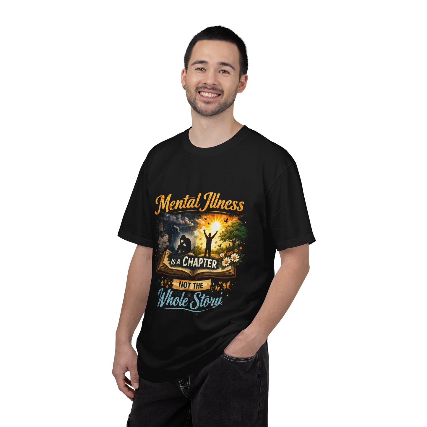 Mental Illness Is A Chapter T-Shirt — Inspirational  Tee